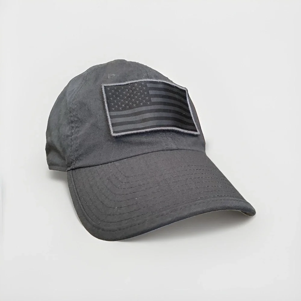 Nike Heritage 86 Hat Mens One Size Ripstop Military USA Patch Flag